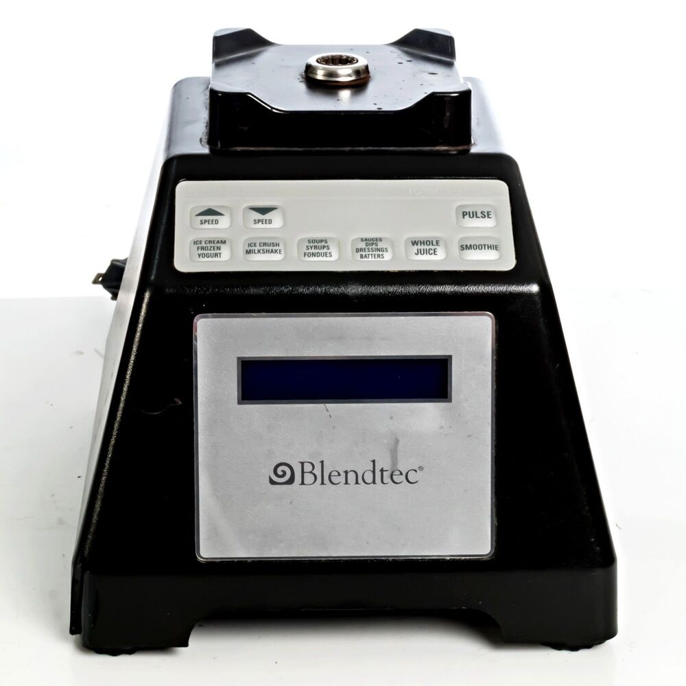 Blendtec ES3 Total Blender Variable Speed Black Motor Base Only - Chipped  WORKS